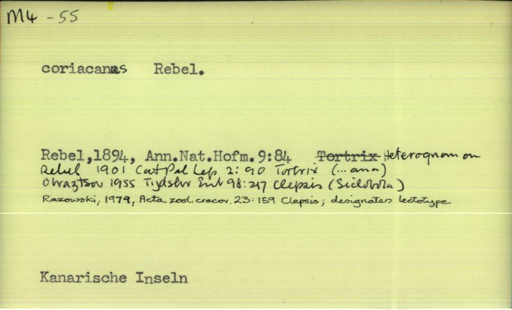 front of card